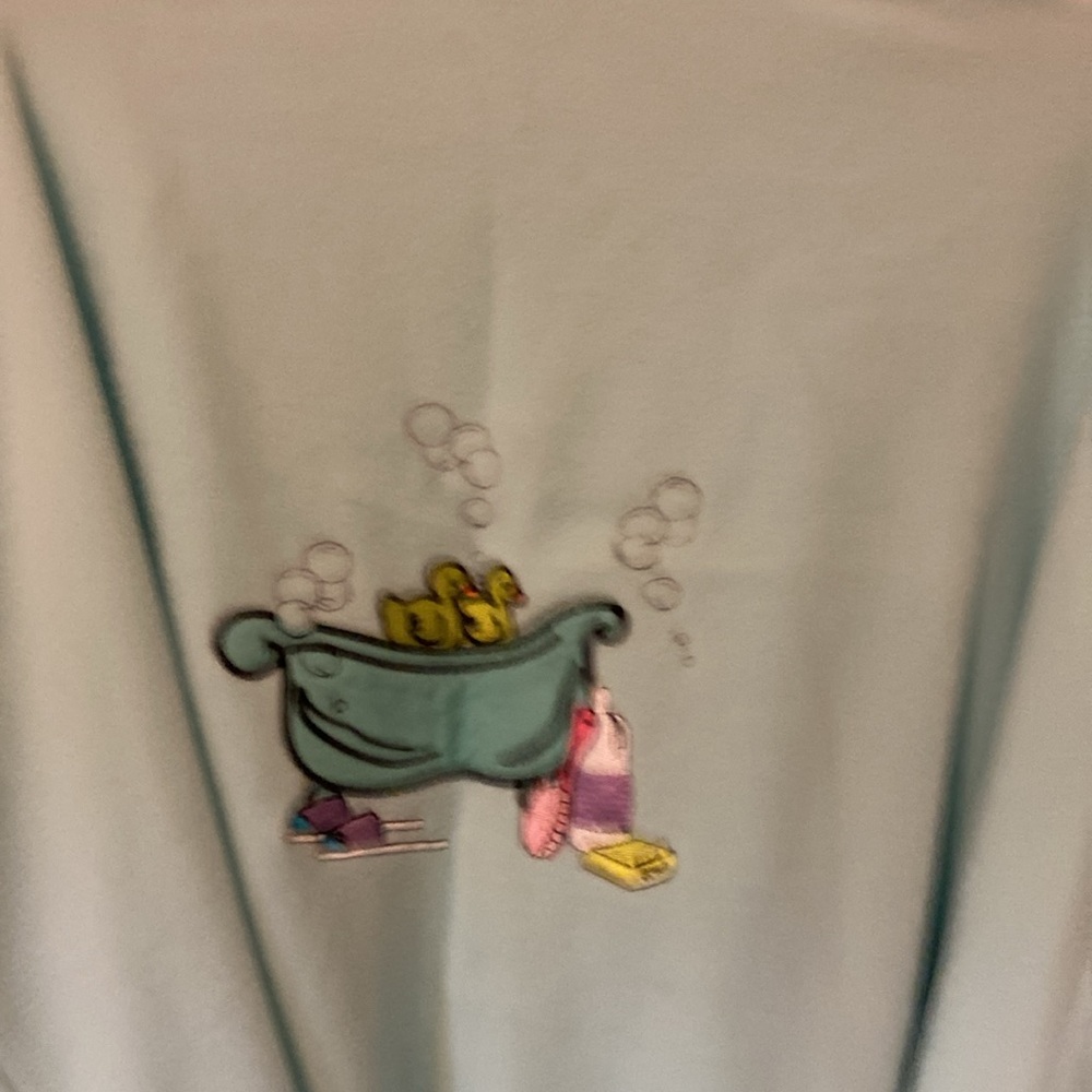 Woman’s duck robe